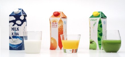 Leite e sucos